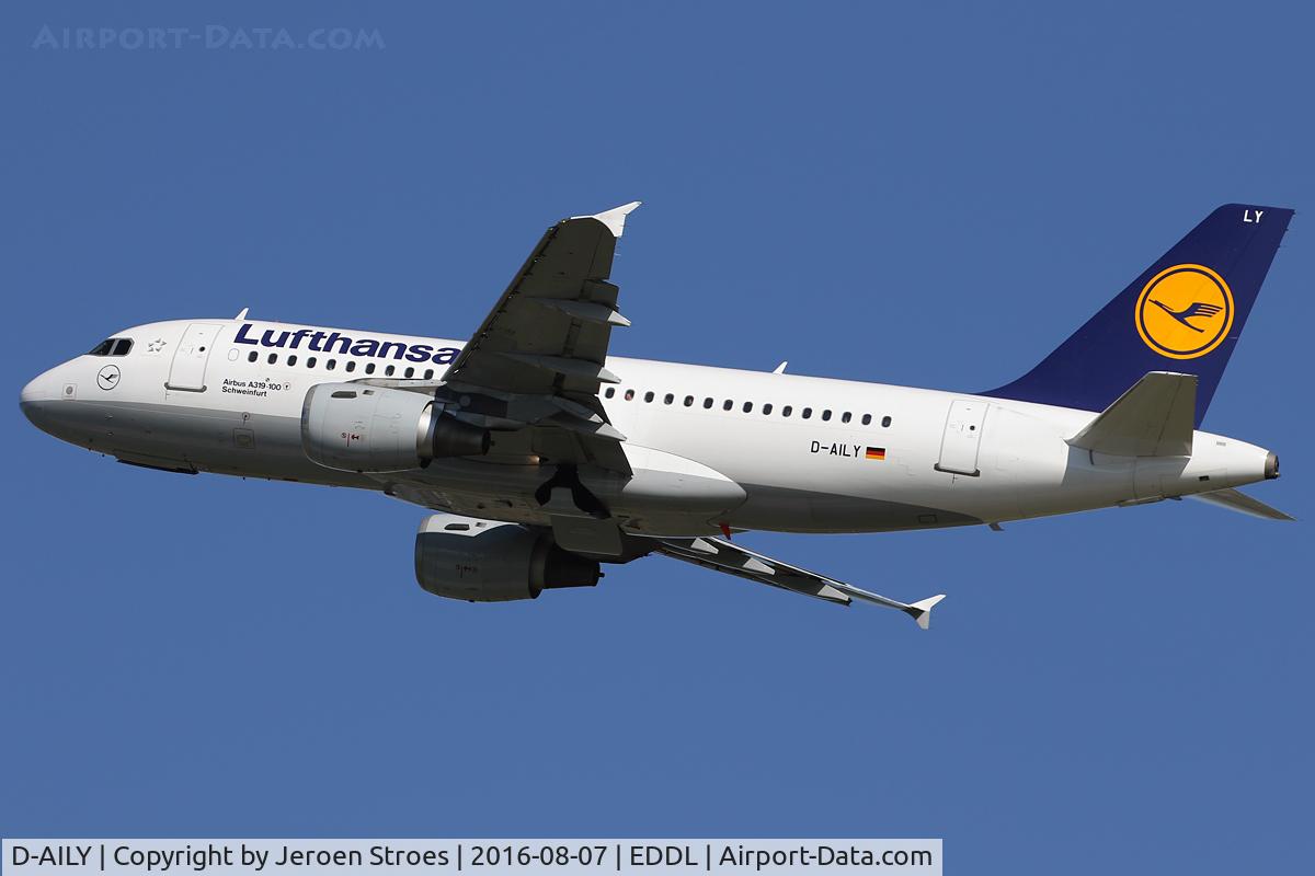 D-AILY, 1998 Airbus A319-114 C/N 875, 