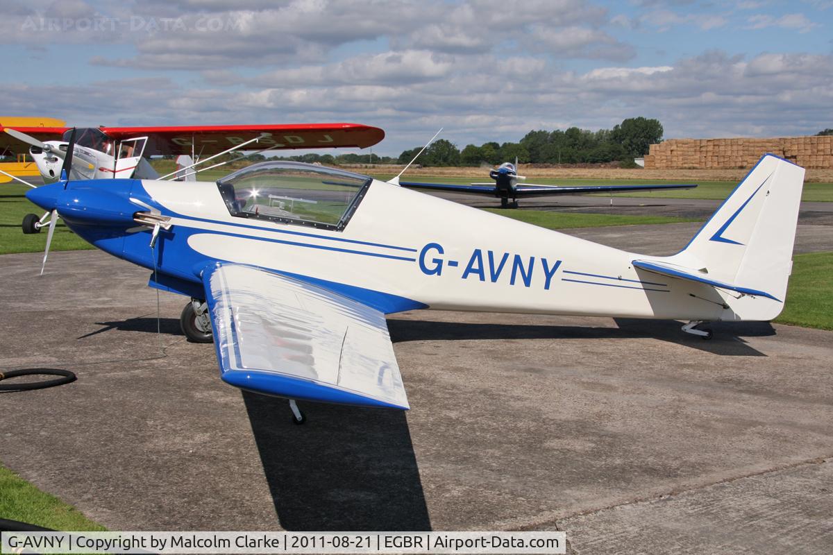 G-AVNY, 1967 Sportavia-Putzer Fournier RF-4D C/N 4029, Sportavia Fournier RF4D at Breighton Airfield's Summer Fly-In, August 2011.