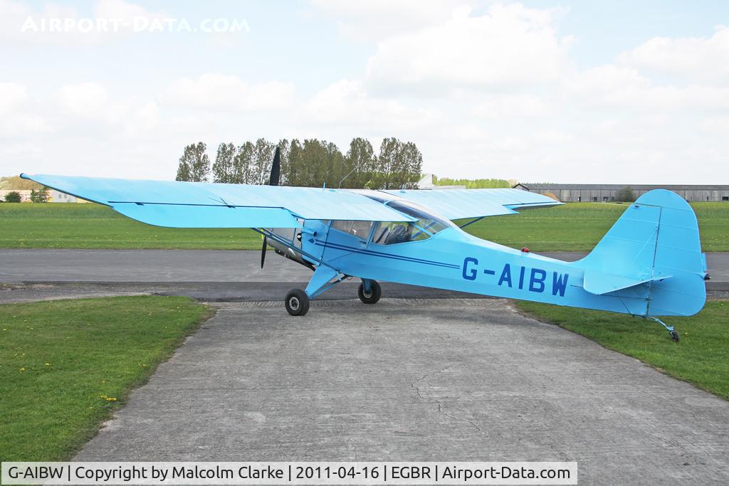 G-AIBW, 1946 Auster J-1N Alpha C/N 2158, Auster J-1N at Breighton Airfield in April 2011.
