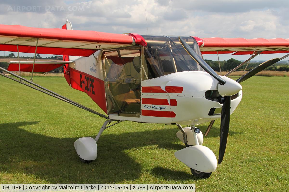G-CDPE, 2005 Best Off Skyranger 912(2) C/N BMAA/HB/432, Best Off Skyranger 912(2), Fishburn Airfield, September 19th 2015.