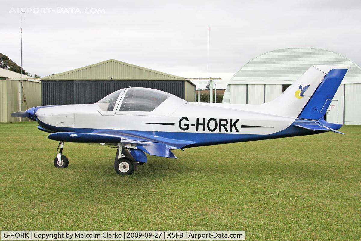 G-HORK, 2007 Alpi Aviation Pioneer 300 Hawk C/N PFA 330A-14741, Alpi Aviation Pioneer 300 Hawk at Fishburn Airfield, UK on 27th September 2009.
