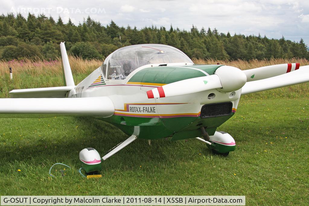 G-OSUT, 1995 Scheibe SF-25C Falke C/N 44588, Scheibe SF-25C Falke at The Yorkshire Gliding Club, Sutton Bank, North Yorkshire, August 14th 2011.