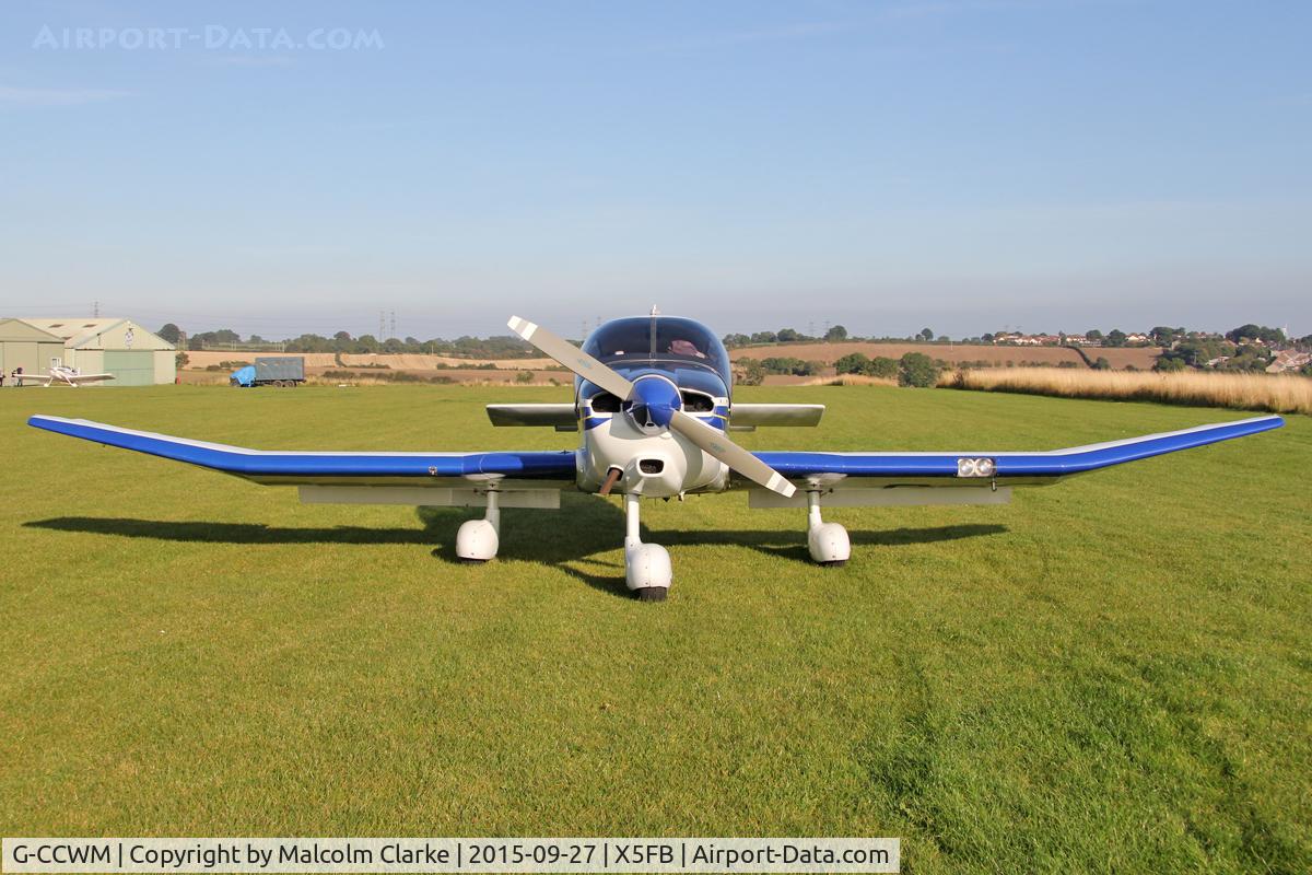 G-CCWM, 2000 Robin DR-400-180 Regent Regent C/N 2457, Robin DR-400-180 Regent at Fishburn Airfield, September 27th 2015.