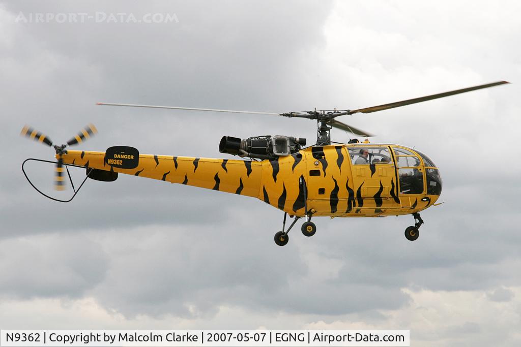 N9362, 1970 Aerospatiale SA-316B Alouette III C/N 1739, Aerospatiale SA-316B Alouette III at Bagby Airfield's May Fly-In in 2007.
