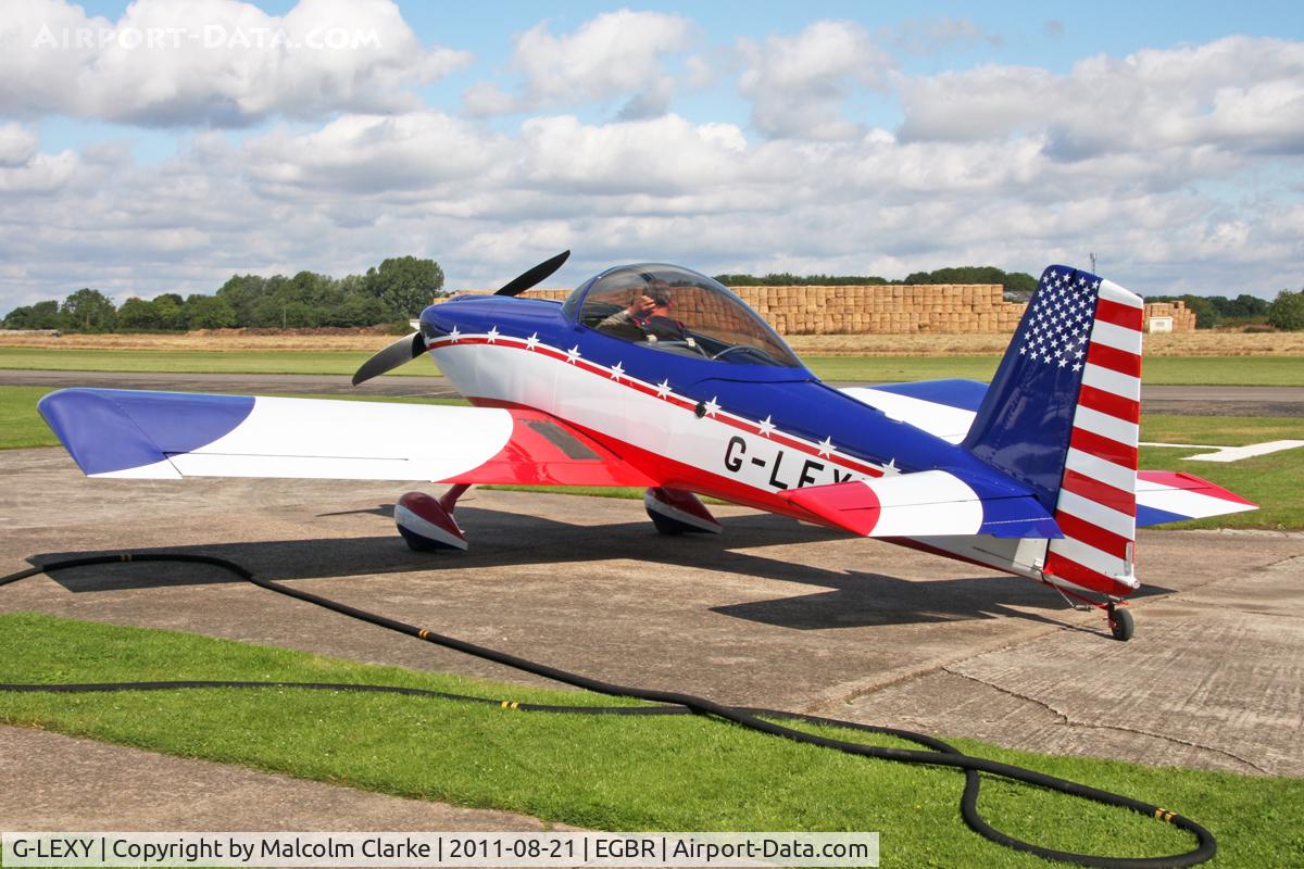 G-LEXY, 2010 Vans RV-8 C/N 303-14756, Vans RV-8 at The Real Aeroplane Company's Summer Fly-In, Breighton Airfield, August 21st 2011.