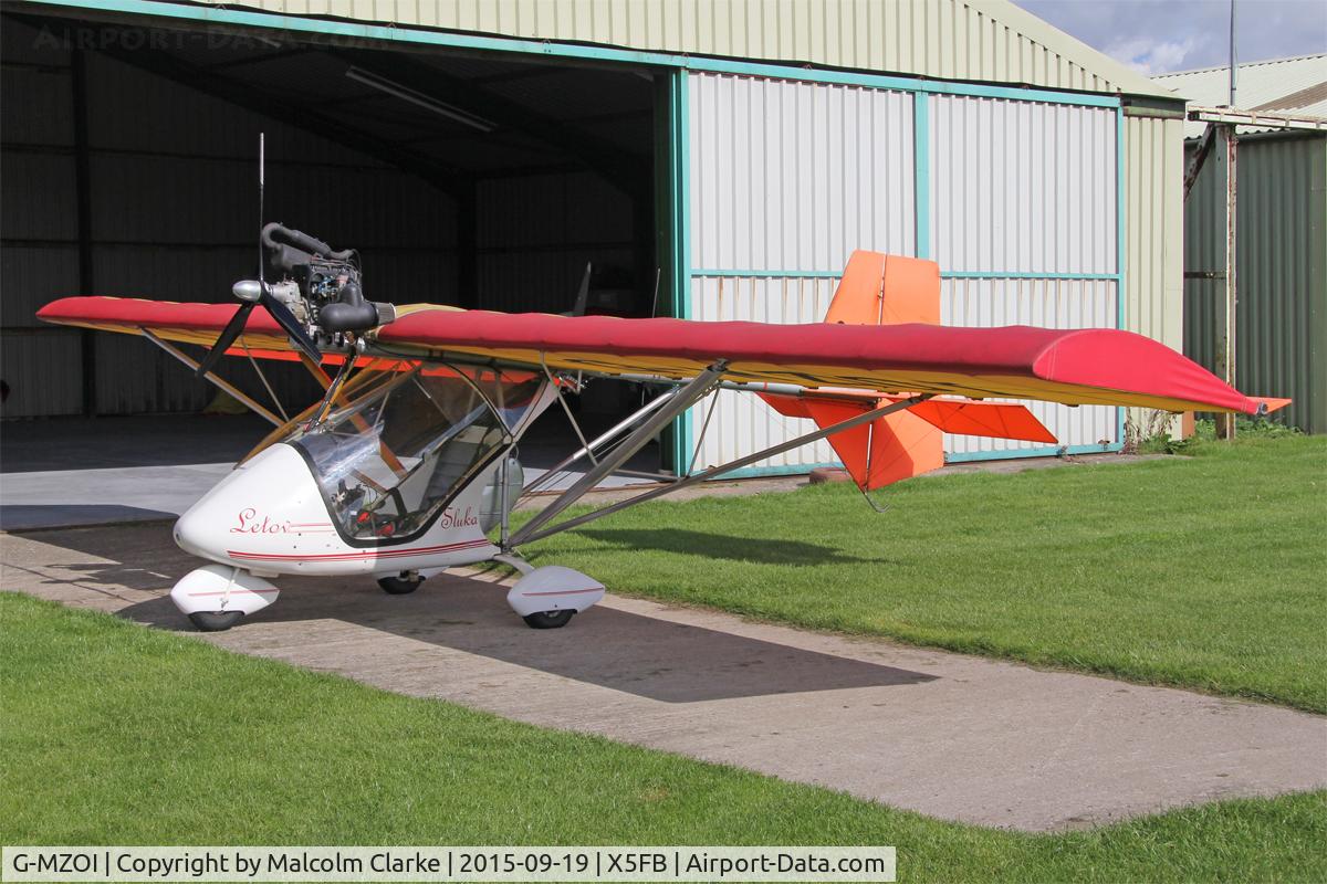 G-MZOI, 1999 Letov LK-2M Sluka C/N PFA 263-13238, Letov LK-2M Sluka, an airfield resident, Fishburn Airfield, September 19th 2015.