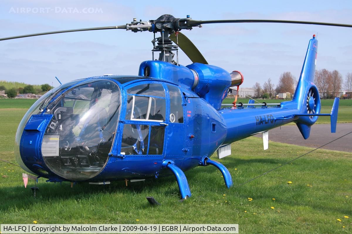 HA-LFQ, 1980 Aerospatiale SA-342L Gazelle C/N 1854, Aerospatiale SA-342L Gazelle, Breighton Airfield April 2009.