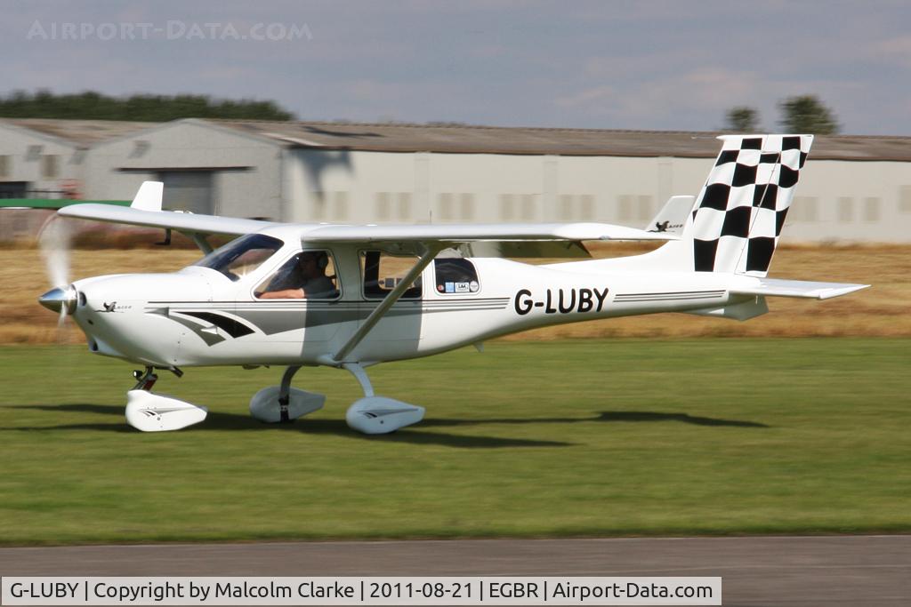 G-LUBY, 2006 Jabiru J430 C/N PFA 336-14605, Jabiru J439 at The Real Aeroplane Company's Summer Fly-In, Breighton Airfield, August 2011.
