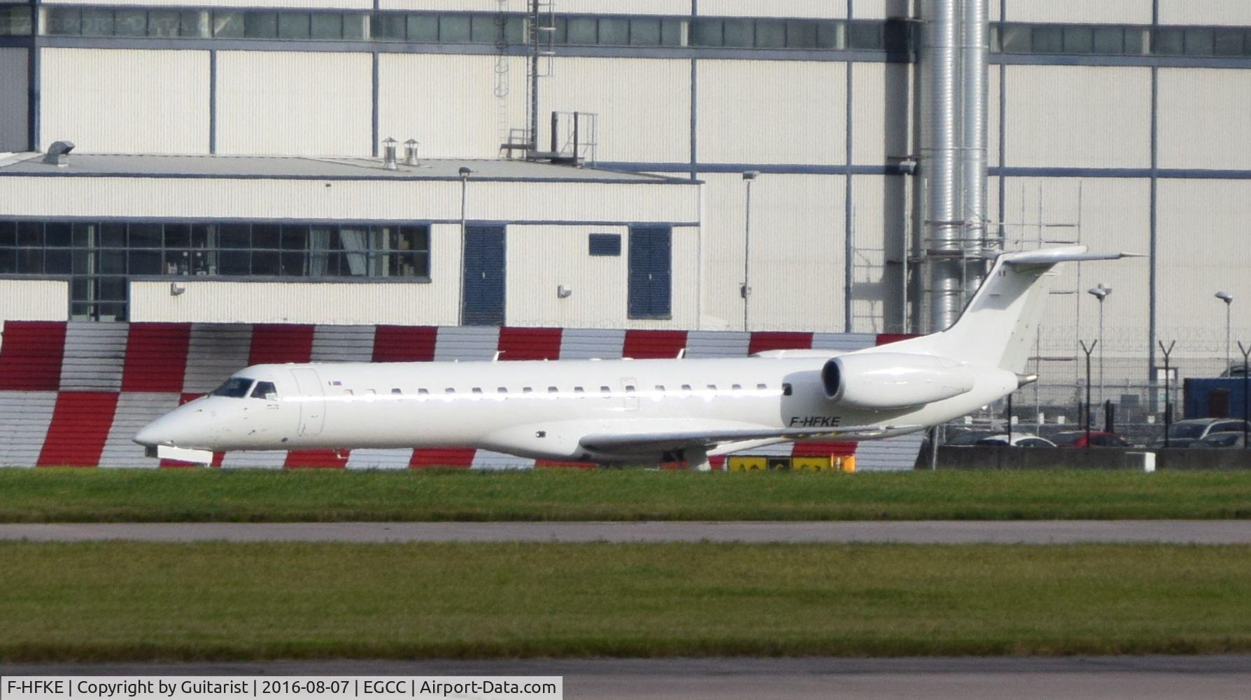 F-HFKE, 2000 Embraer ERJ-145LR (EMB-145LR) C/N 145299, At Manchester