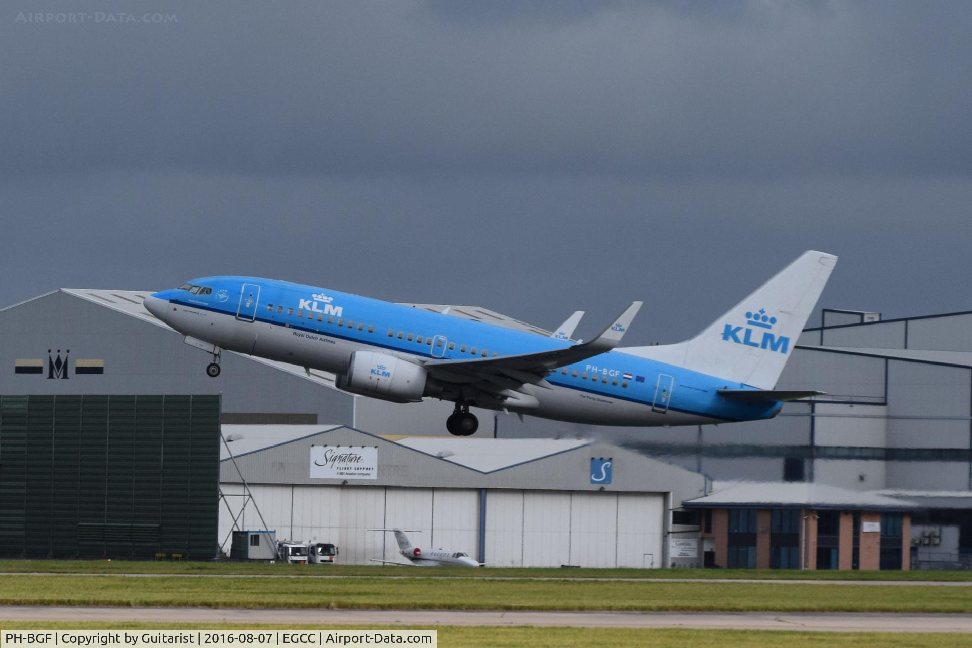 PH-BGF, 2008 Boeing 737-7K2 C/N 30365, At Manchester