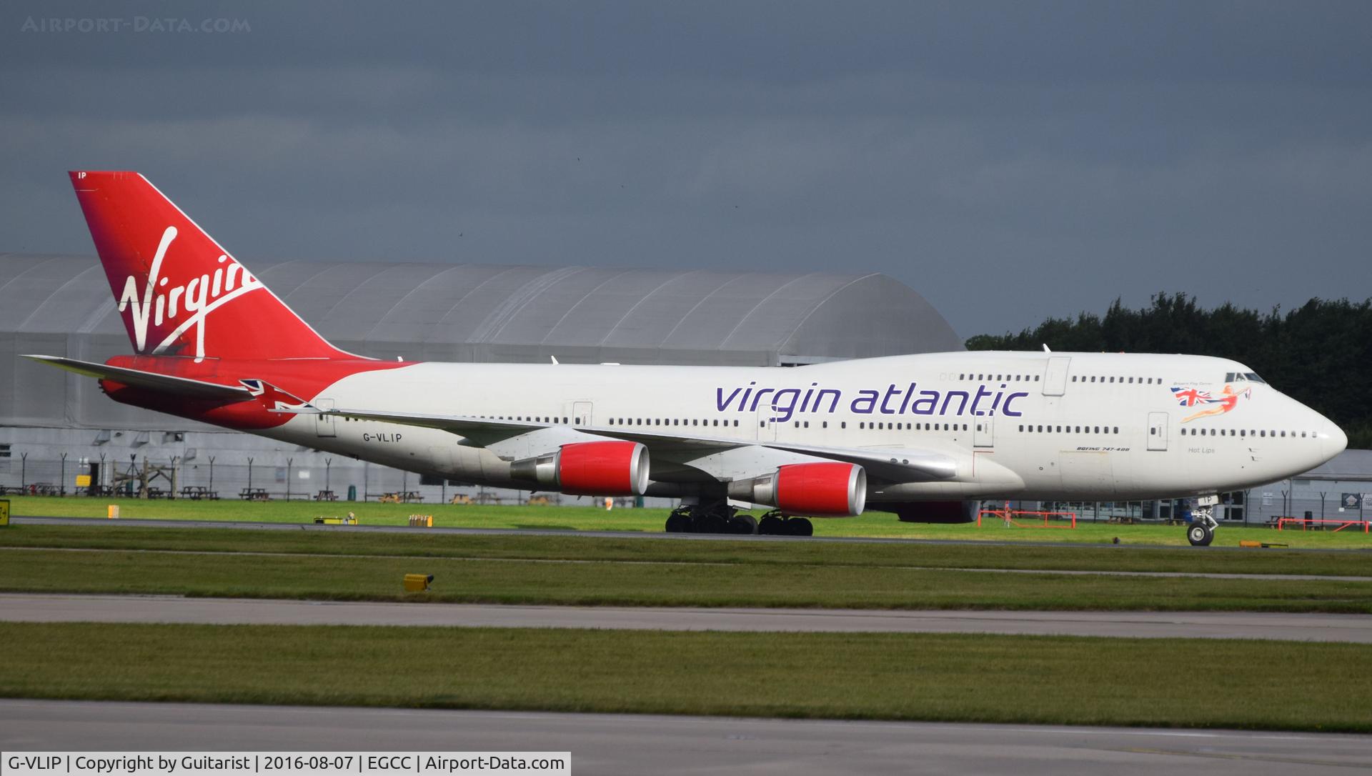 G-VLIP, 2001 Boeing 747-443 C/N 32338, At Manchester