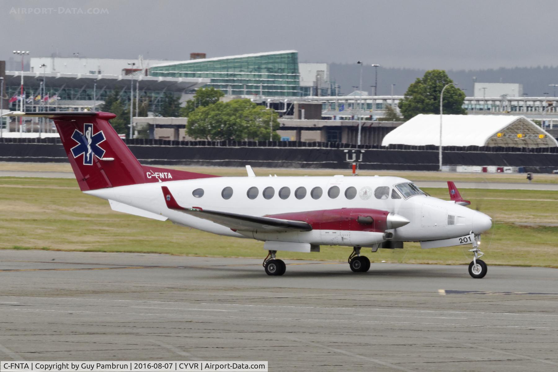 C-FNTA, 2012 Beech B300 King Air C/N FL-806, Just landed
