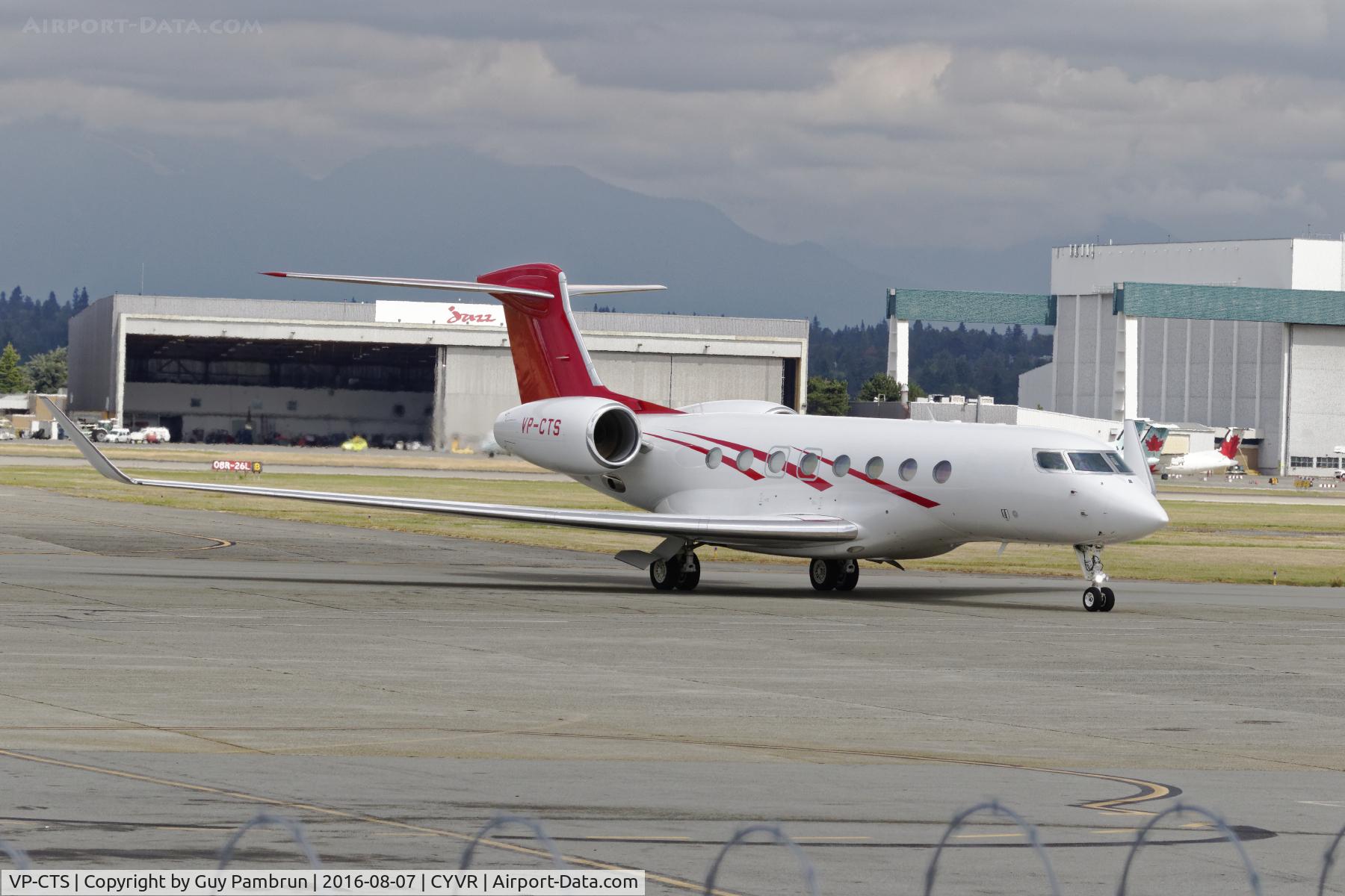 VP-CTS, 2014 Gulfstream Aerospace G650 (G-VI) C/N 6082, Just arrived