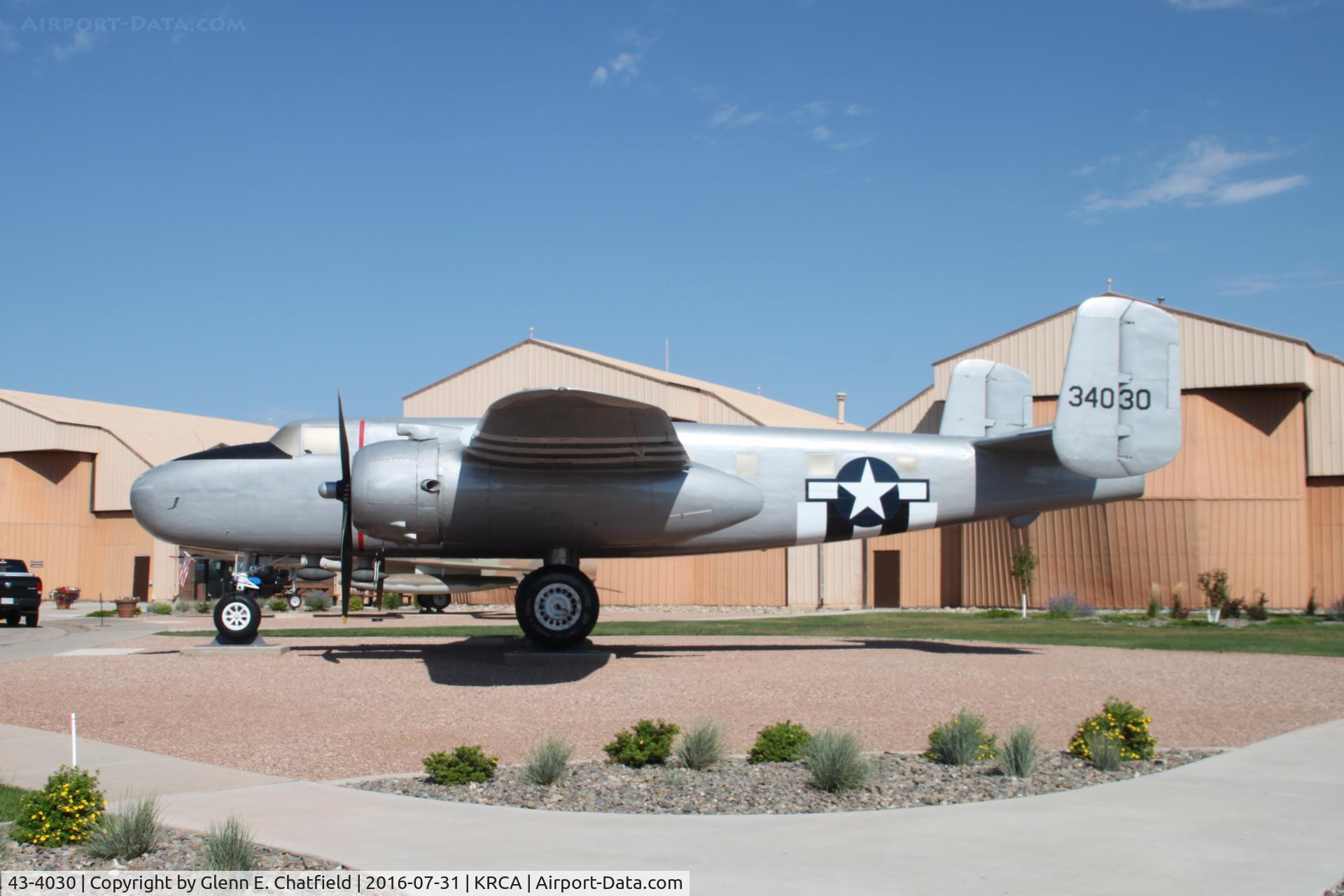 43-4030, 1943 North American VB-25J-1-NC Mitchell C/N 108-24356, At the South Dakota Air & Space Museum