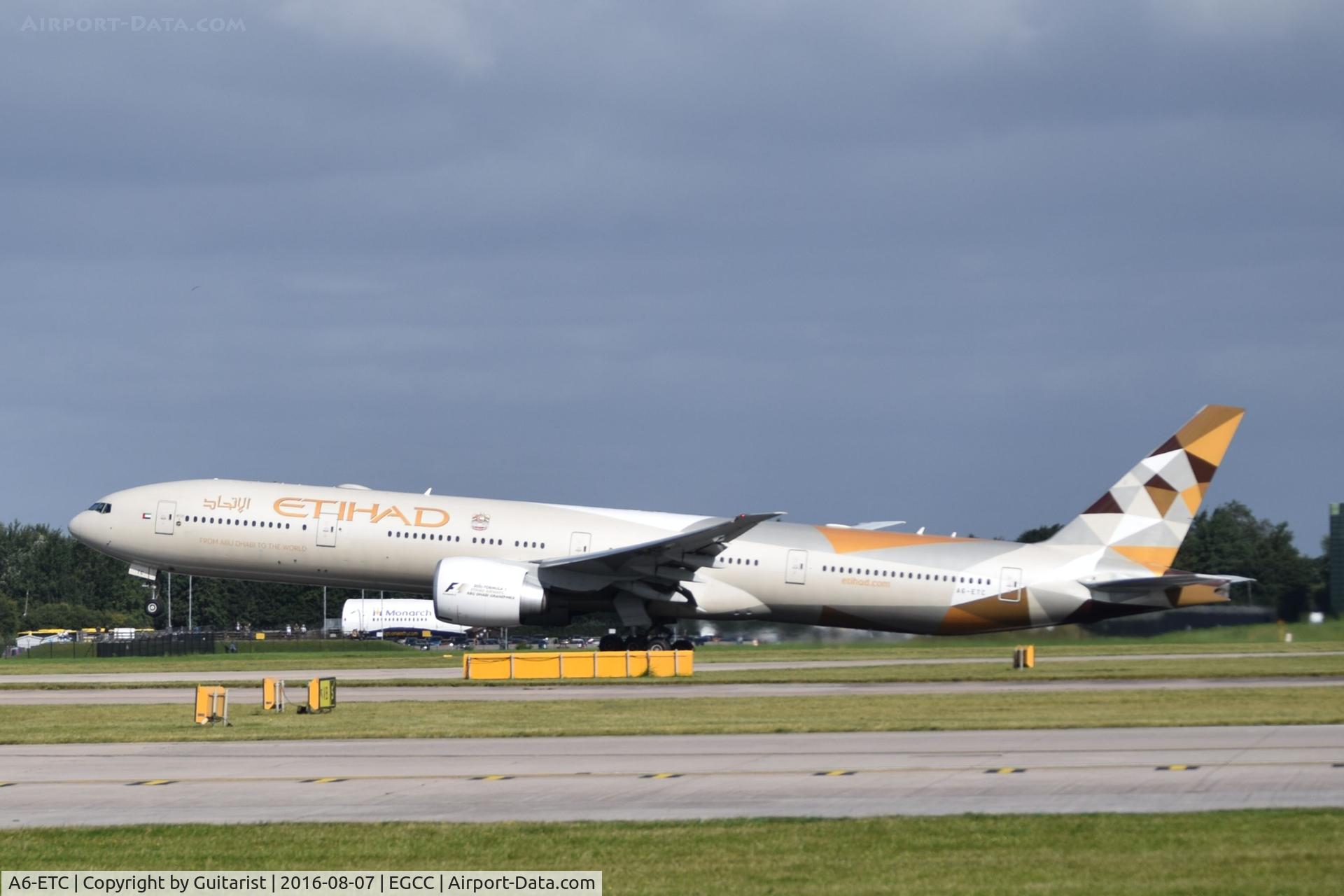A6-ETC, 2005 Boeing 777-3FX/ER C/N 34599, At Manchester