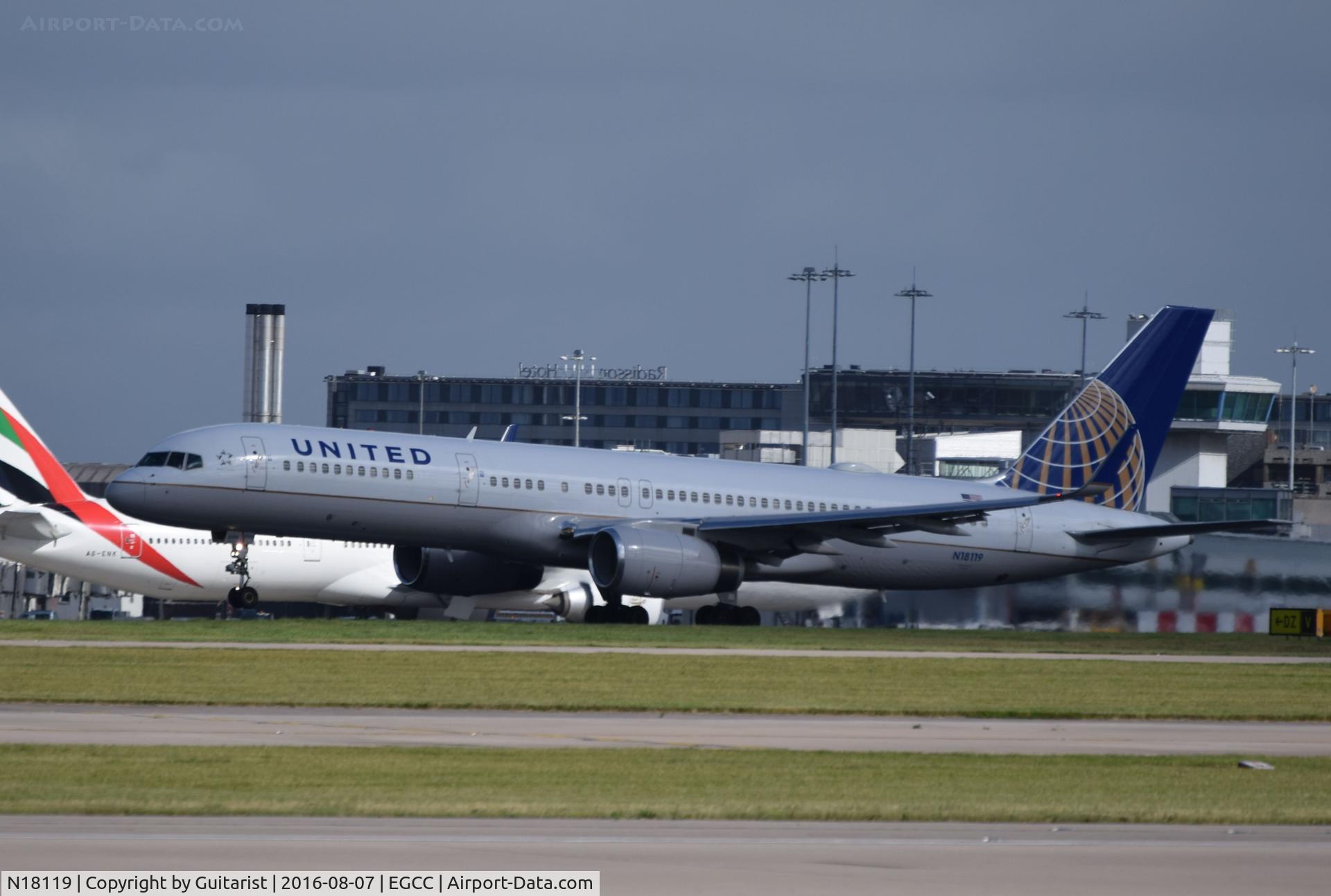 N18119, 1997 Boeing 757-224 C/N 27561, At Manchester