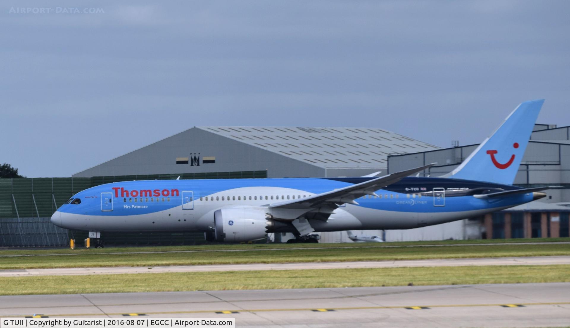 G-TUII, 2015 Boeing 787-8 Dreamliner C/N 37230, At Manchester