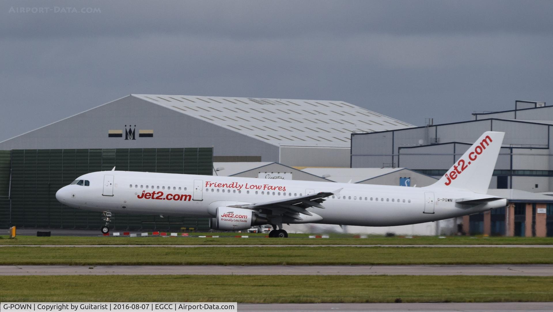 G-POWN, 2009 Airbus A321-211 C/N 3830, At Manchester