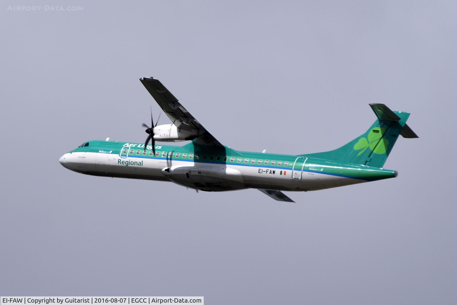 EI-FAW, 2013 ATR 72-600 (72-212A) C/N 1122, At Manchester