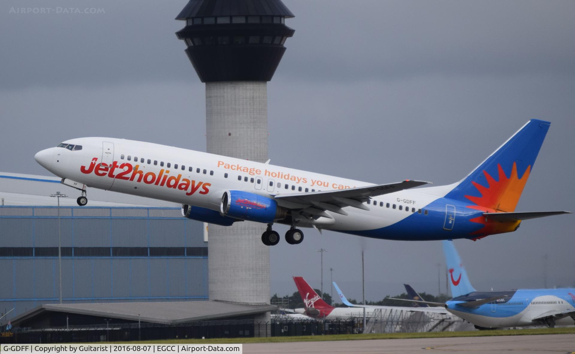 G-GDFF, 1999 Boeing 737-85P C/N 28385, At Manchester