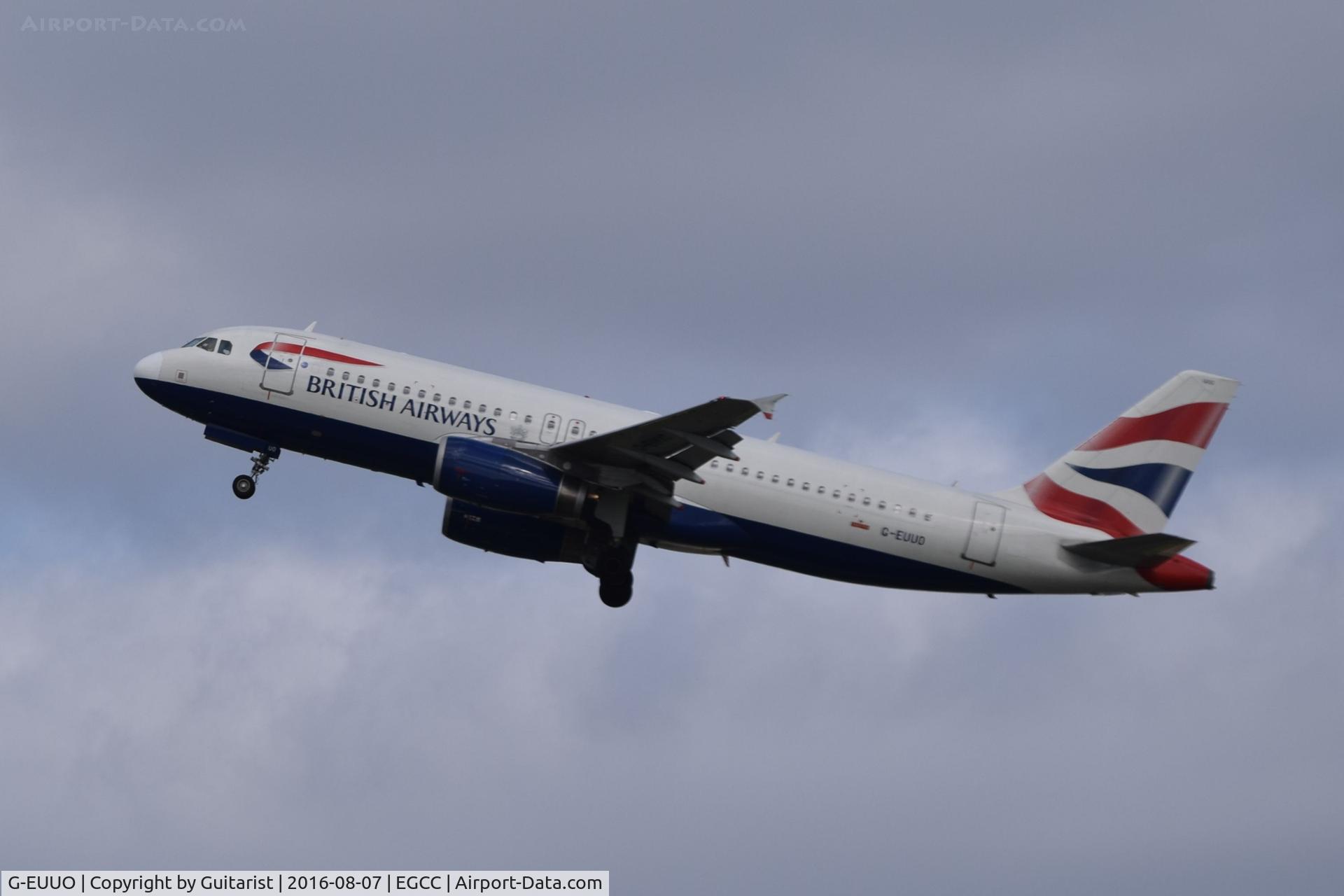 G-EUUO, 2003 Airbus A320-232 C/N 1958, At Manchester
