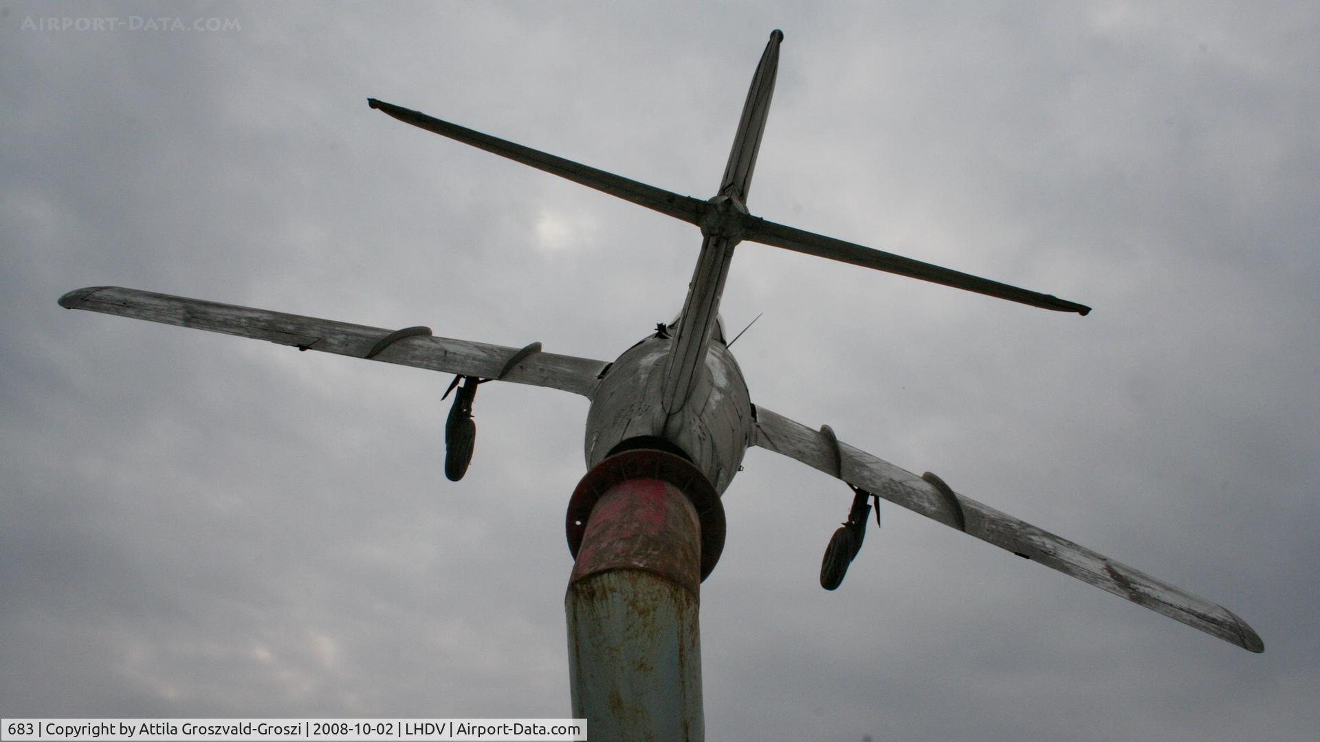 683, 1962 Mikoyan-Gurevich MiG-15 bis C/N 2683, They scrapped, issued after the airport in Dunaújváros