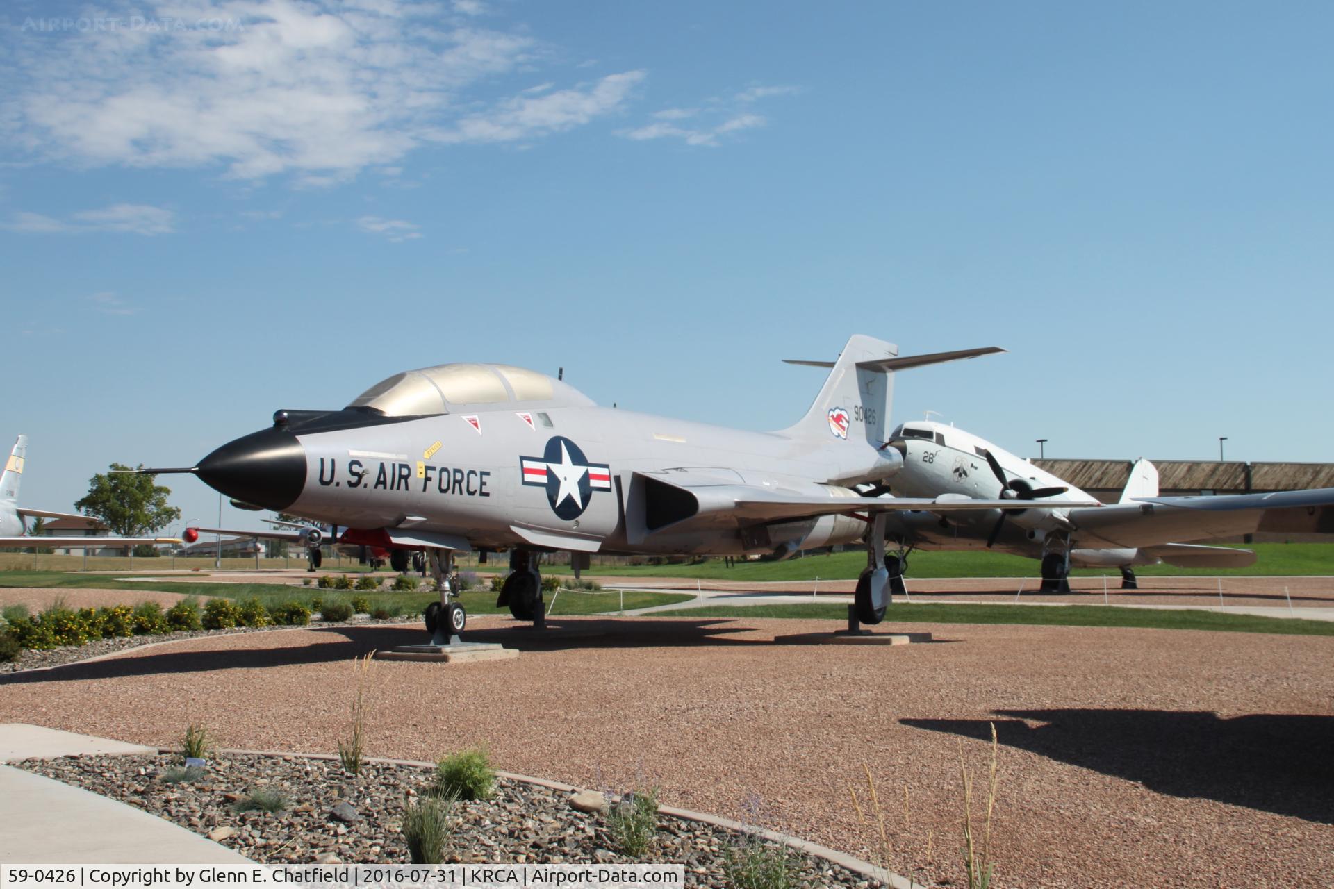 59-0426, 1959 McDonnell F-101B-115-MC Voodoo C/N 750, At the South Dakota Air & Space Museum