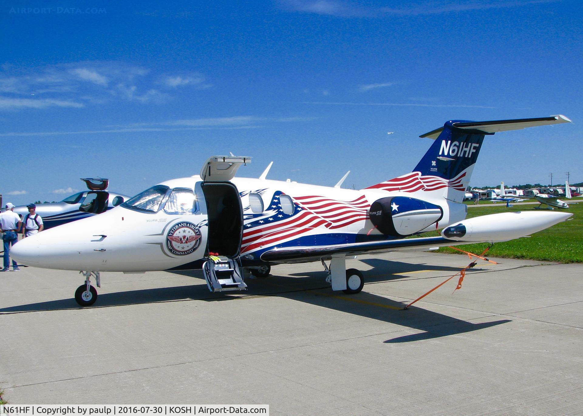 N61HF, 2007 Eclipse Aviation Corp EA500 C/N 000012, AirVenture 2016.