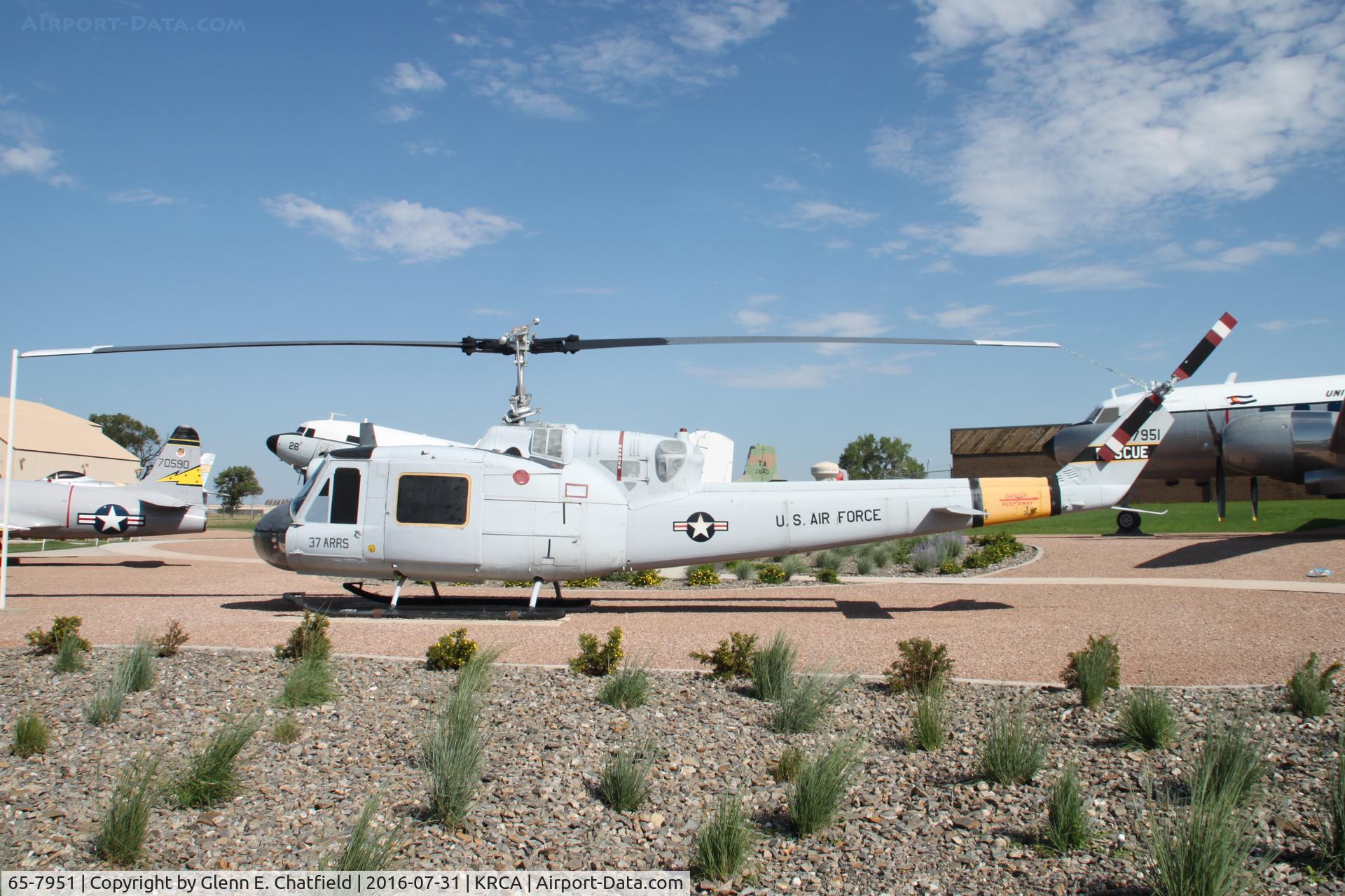 65-7951, 1965 Bell UH-1F Iroquois C/N 7092, At the South Dakota Air & Space Museum