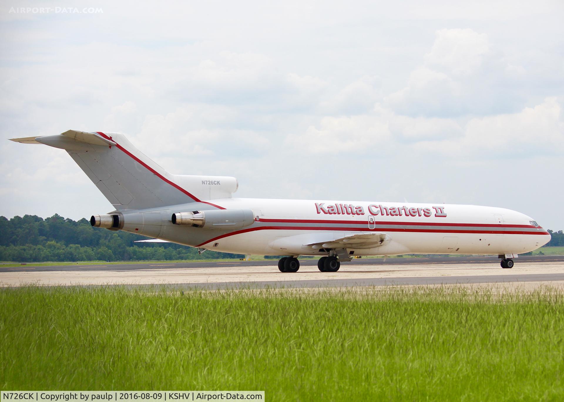 N726CK, 1980 Boeing 727-2M7 C/N 21951, At Shreveport Regional.