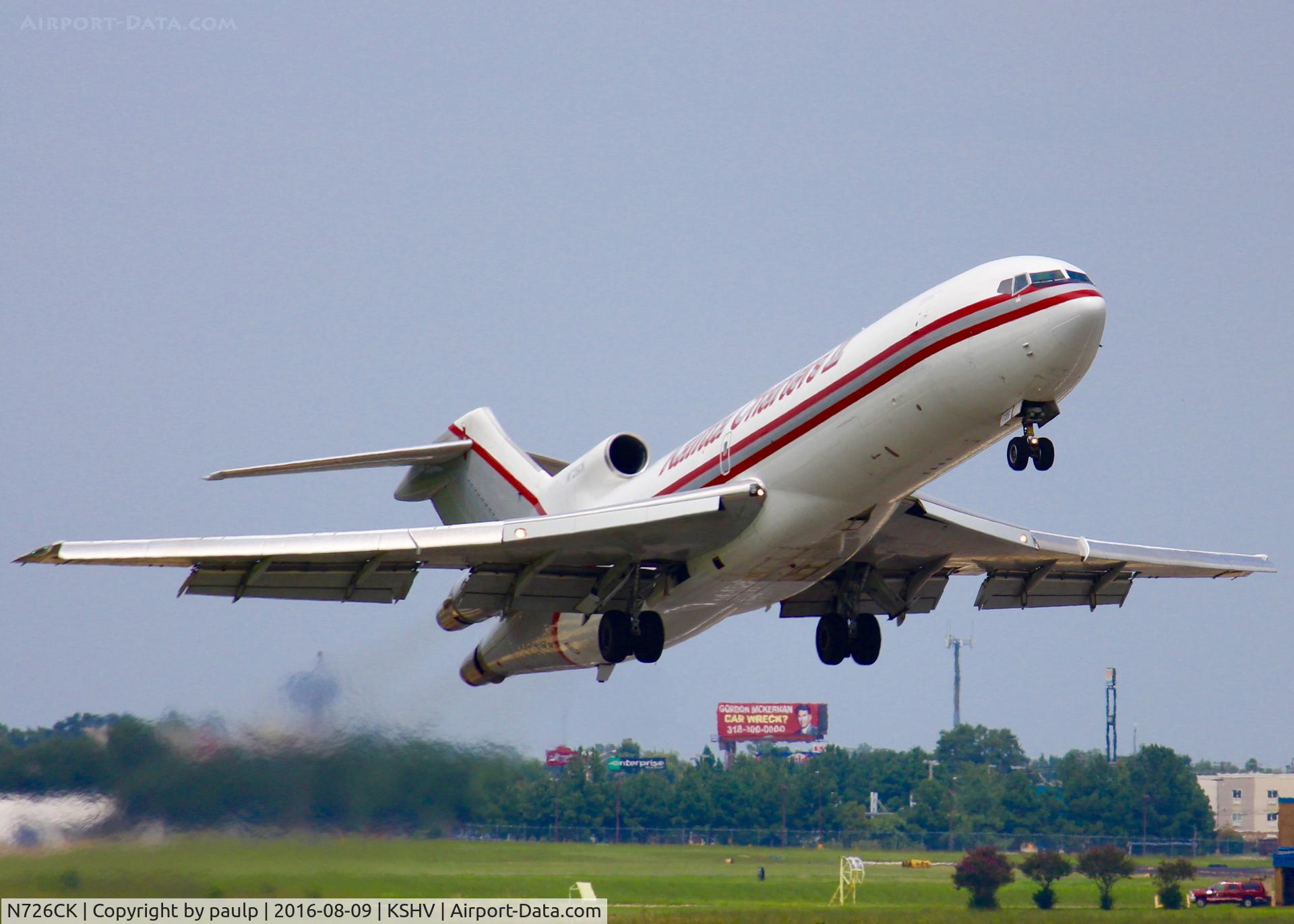 N726CK, 1980 Boeing 727-2M7 C/N 21951, At Shreveport Regional.