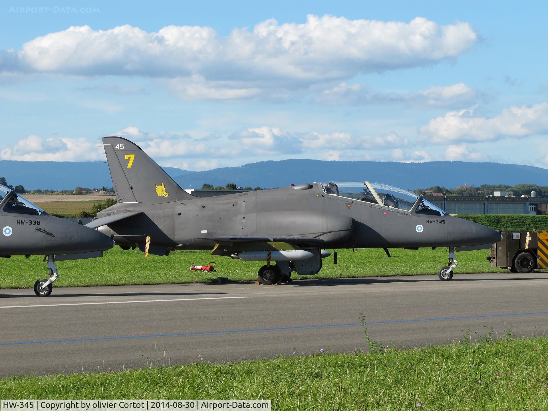 HW-345, British Aerospace Hawk Mk.51 C/N 312242, note the warthog on the tail