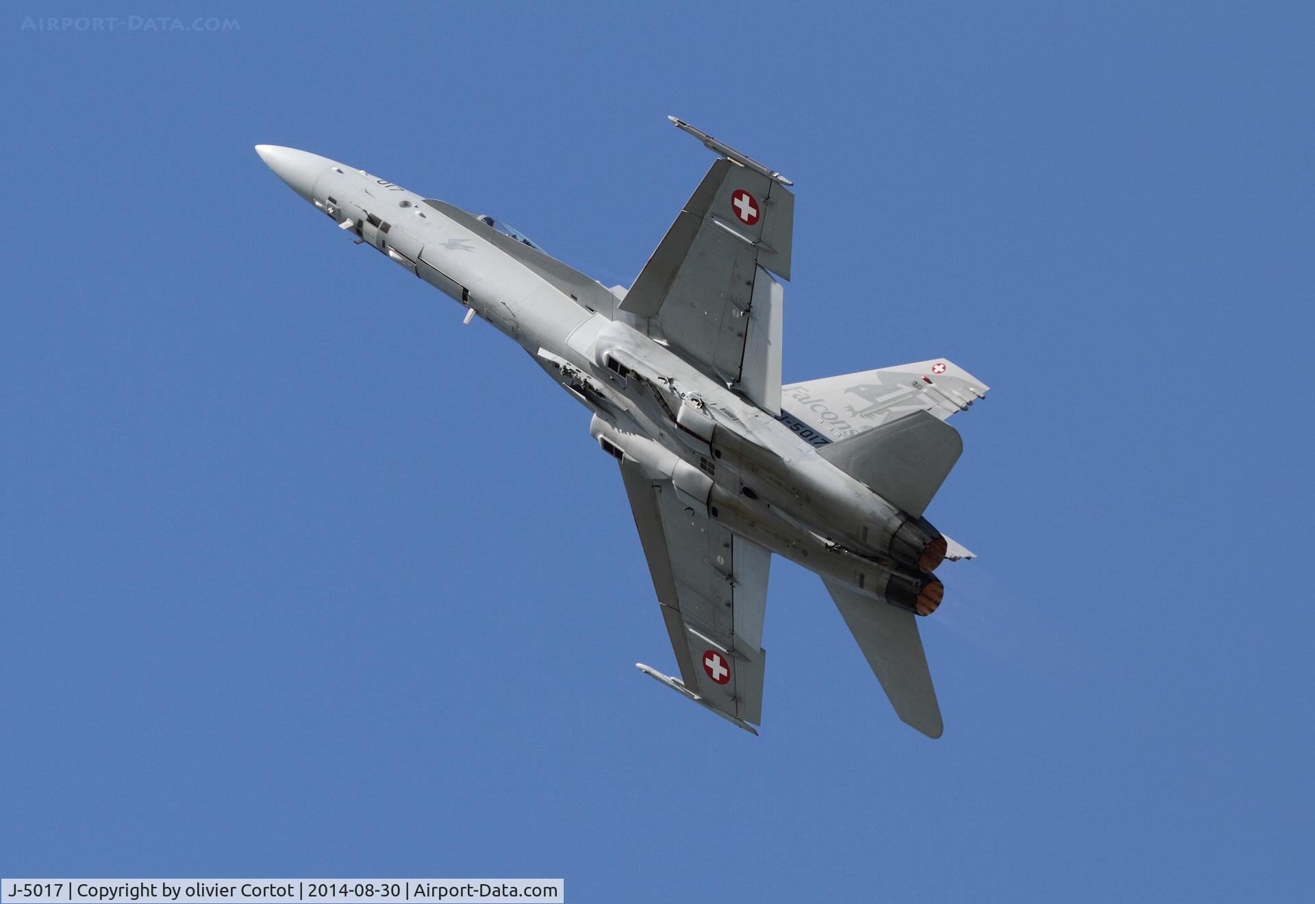 J-5017, McDonnell Douglas F/A-18C Hornet C/N 1365/SFC017, taking off, Air 14