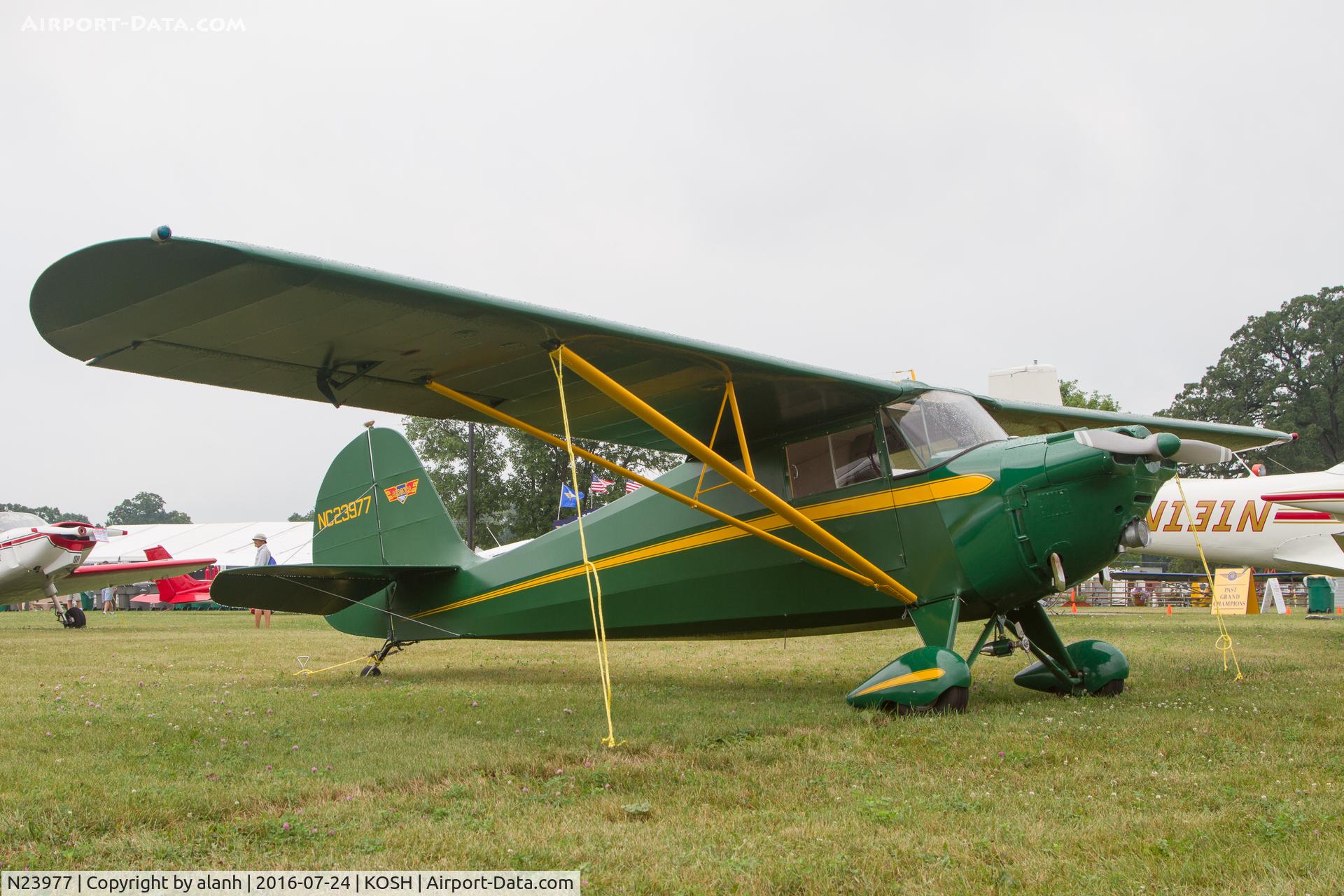 N23977, 1939 Aeronca 65-C C/N C-6369, In the Vintage area at AirVenture