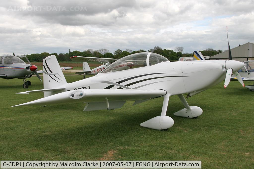 G-CDPJ, 2006 Vans RV-8 C/N PFA 303-13295, Vans RV-8, a visitor from Fishburn Airfield, Bagby Airfield, May 7th 2009.
