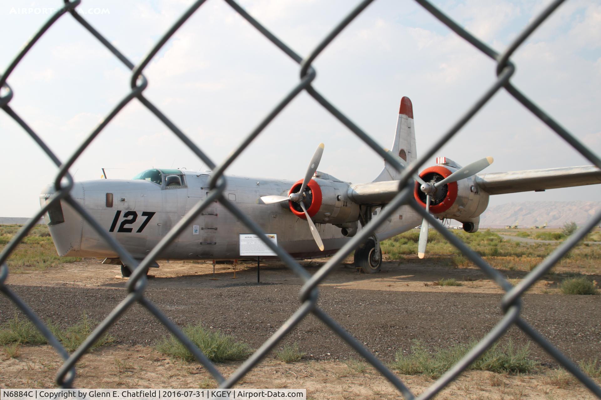 N6884C, 1959 Consolidated Vultee P4Y-2 Privateer C/N 59701, At the Museum of Aerial Firefighting