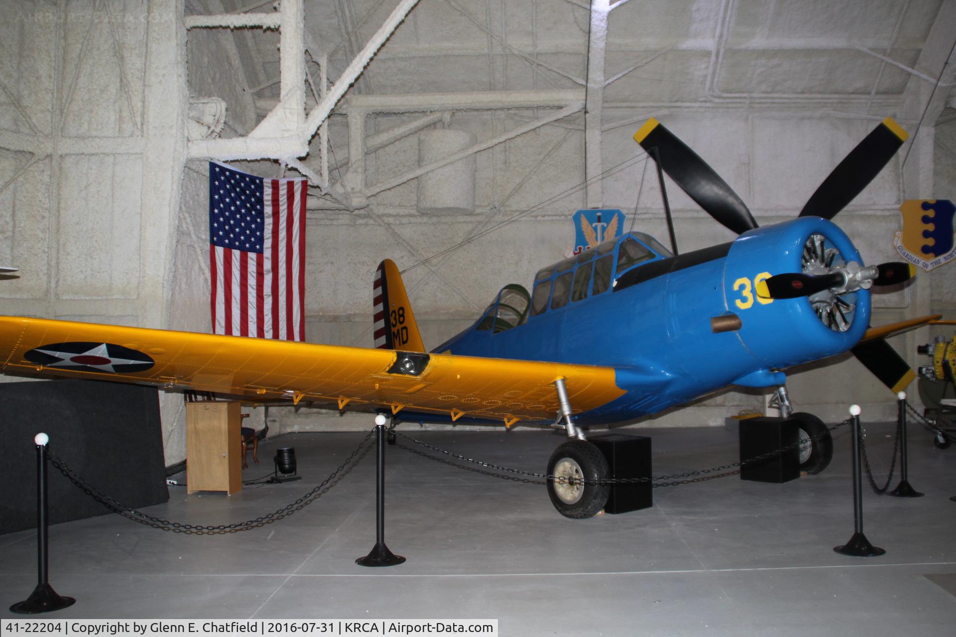 41-22204, 1941 Vultee BT-13A Valiant C/N 74-6124, At the South Dakota Air & Space Museum