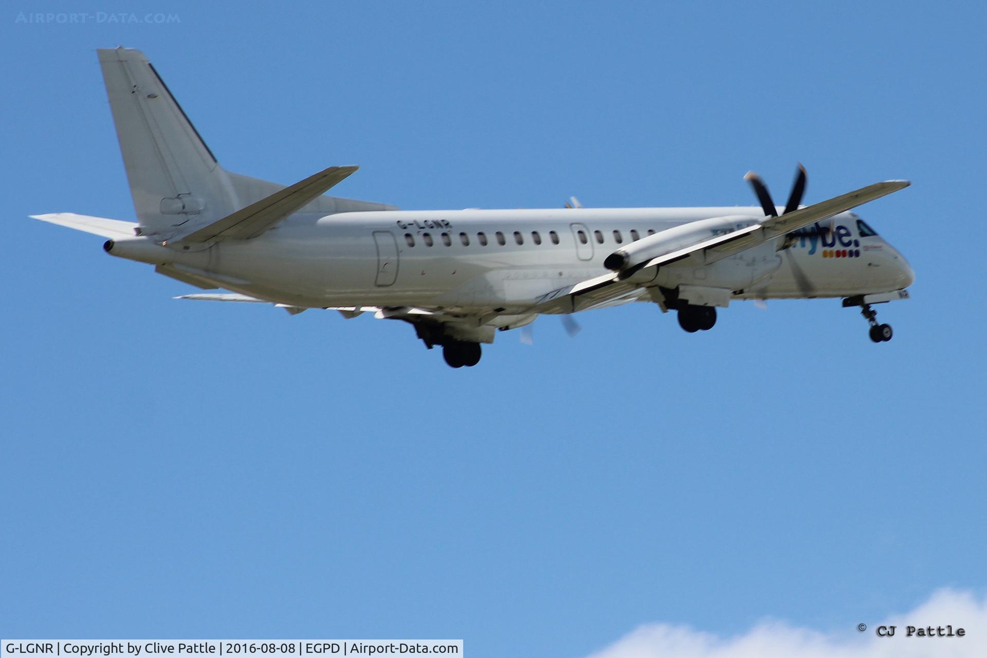 G-LGNR, 1993 Saab 2000 C/N 2000-004, Aberdeen departure