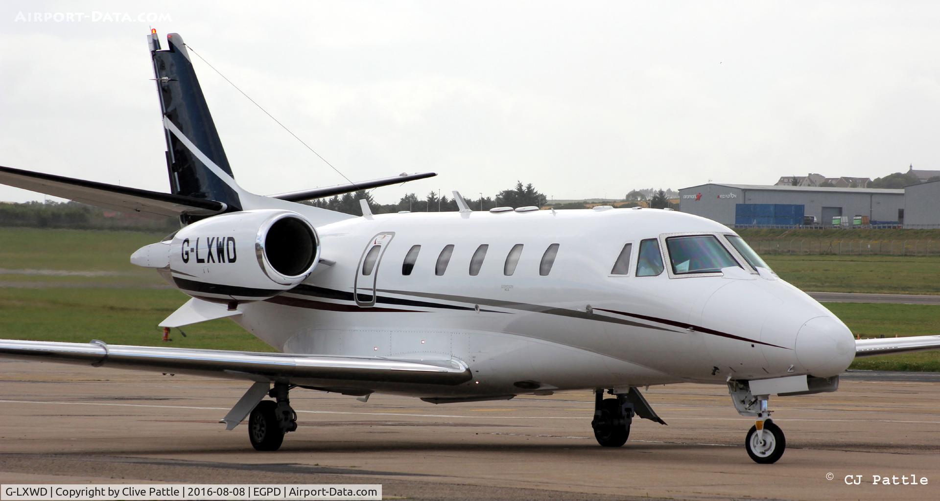 G-LXWD, 2007 Cessna 560XL Citation XLS C/N 560-5760, At Aberdeen