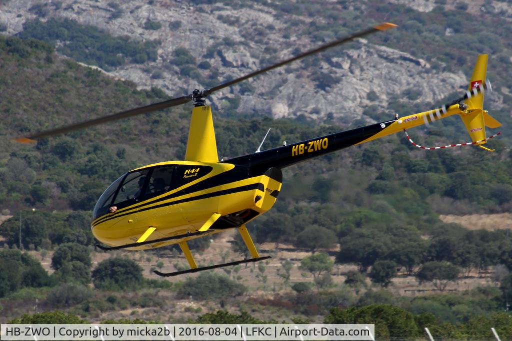 HB-ZWO, 2008 Robinson R44 Raven II C/N 12356, Take off