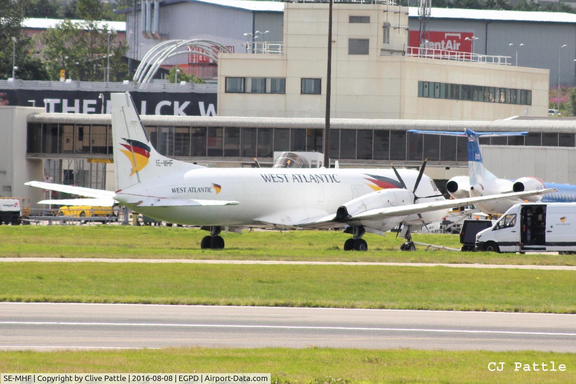 SE-MHF, 1989 British Aerospace ATP(F) C/N 2013, Parked up at Aberdeen