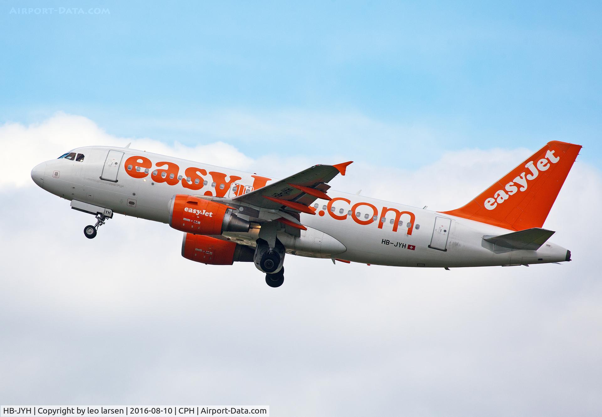 HB-JYH, 2011 Airbus A319-111 C/N 4787, Copenhagen 10.8.16