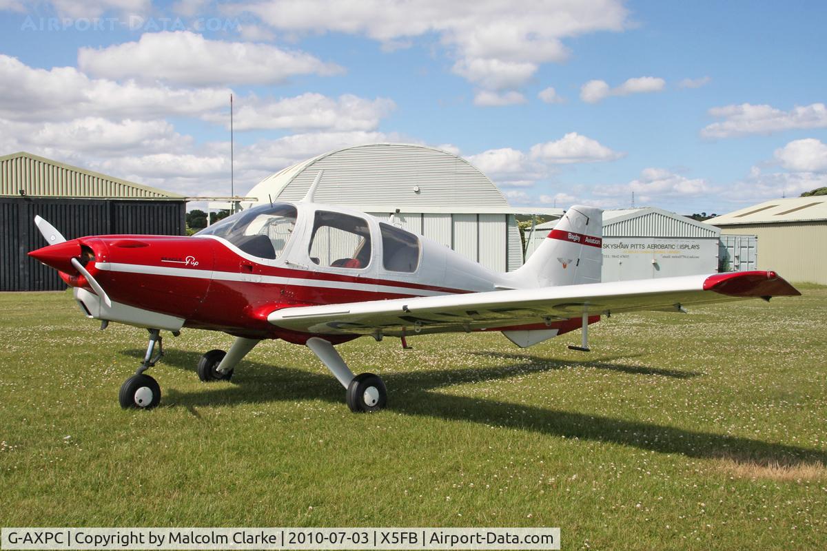 G-AXPC, 1969 Beagle B-121 Pup Series 1 (Pup 100) C/N B121-119, Beagle B-121 Pup Series 1, Fishburn Airfield, July 3rd 2010.