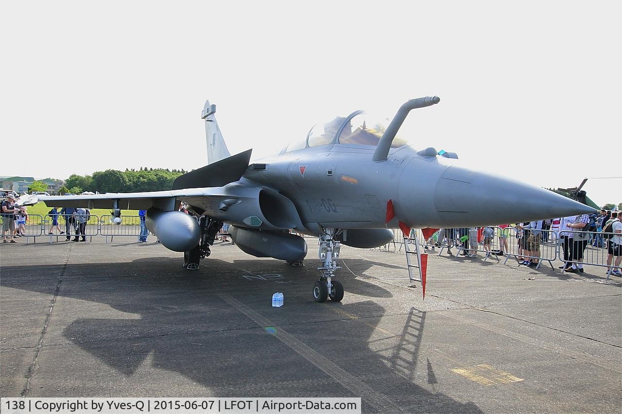 138, Dassault Rafale C C/N 138, Dassault Rafale C, Static display, Tours-St Symphorien Air Base 705 (LFOT-TUF) Open day 2015