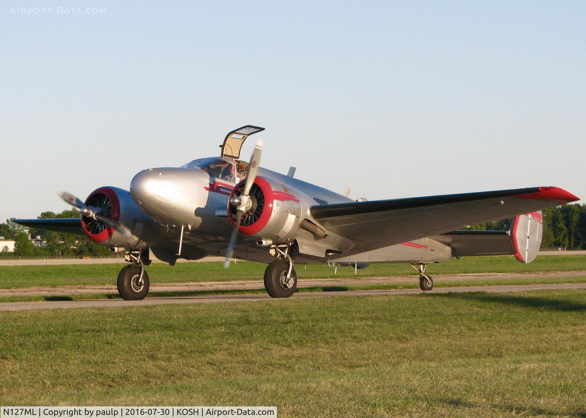 N127ML, 1946 Beech D18S C/N A-212, AirVenture 2016.