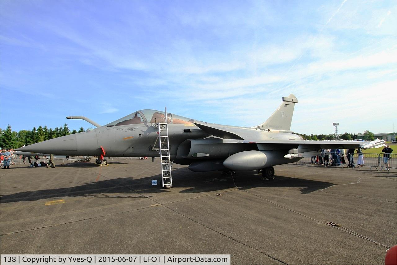 138, Dassault Rafale C C/N 138, Dassault Rafale C, Static display, Tours-St Symphorien Air Base 705 (LFOT-TUF) Open day 2015