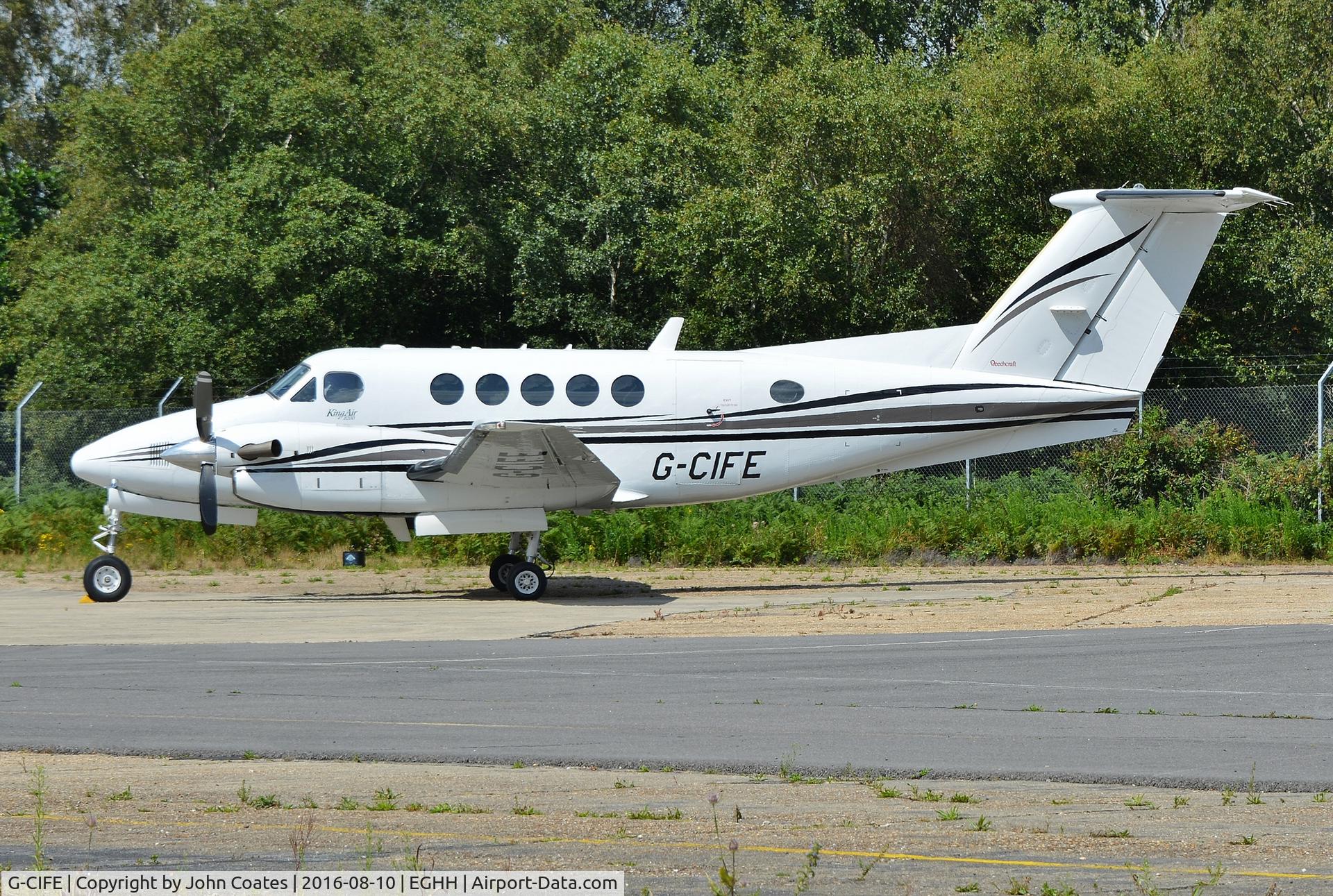 G-CIFE, 2003 Raytheon B200 King Air C/N BB-1829, At MCA Avn