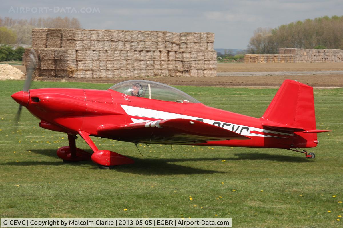 G-CEVC, 2007 Vans RV-4 C/N 2726, Vans RV-4 at The Real Aeroplane Company's May-hem Fly-In, Breighton Airfield, May 5th 2013.