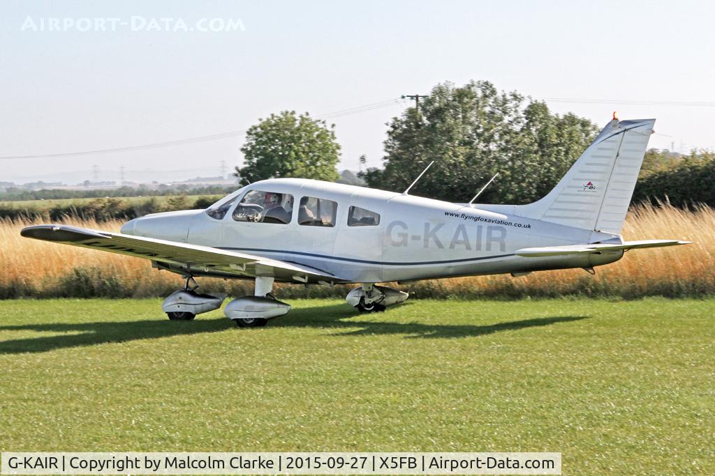 G-KAIR, 1978 Piper PA-28-181 Cherokee Archer II C/N 28-7990176, Piper PA-28-181 Cherokee Archer II at Fishburn Airfield, September 27th 2015.