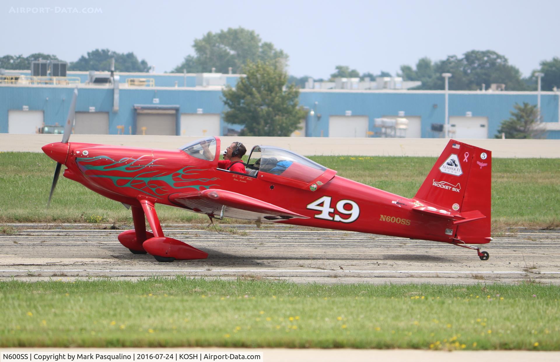 N600SS, Vans RV-6 C/N 24853, Vans RV-6